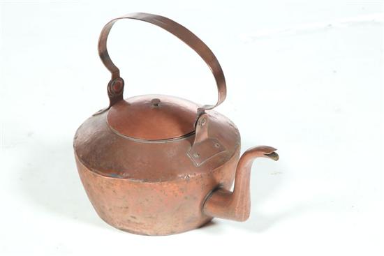 SIGNED COPPER KETTLE American 1150ba