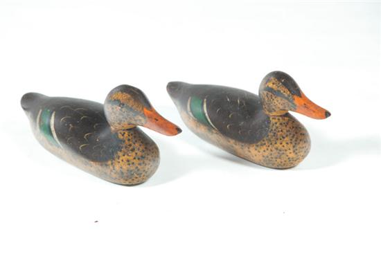 PAIR OF DECOYS.  Mason Factory  Michigan