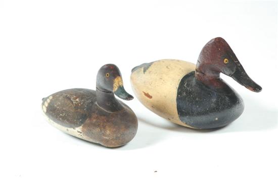 TWO DECOYS.  American  early 20th