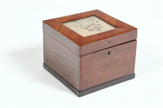 INLAID BOX American mid 19th 11517c