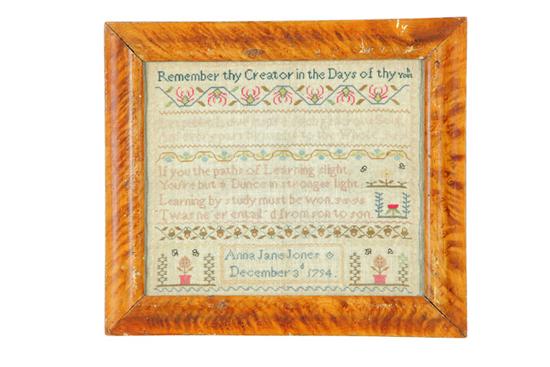 SAMPLER Anna Jane Jones England 1151a5