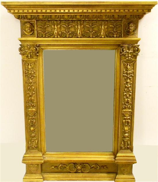 Gilt wall mirror with Classical