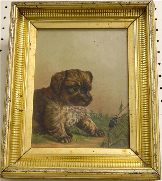 Unsigned 19th C oil on canvas 1151e2