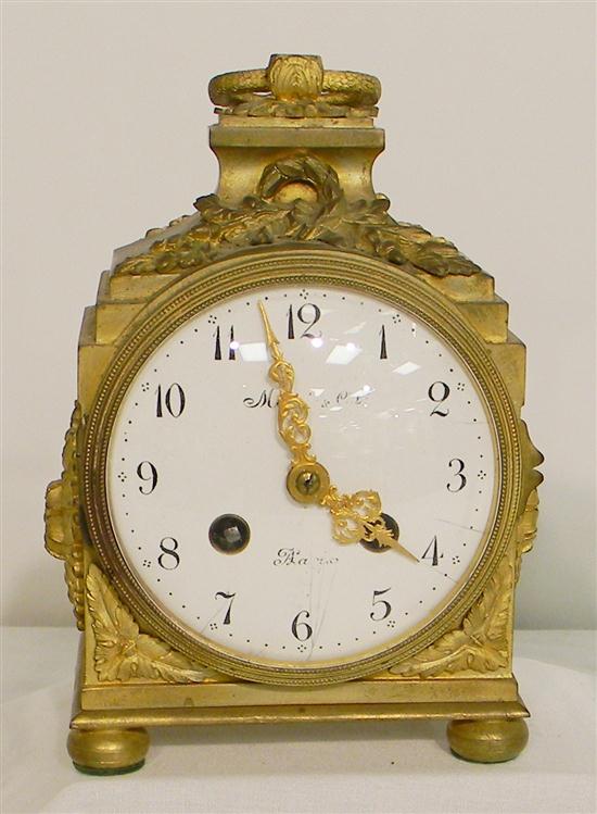 Bronze French clock with acorn 1151fd