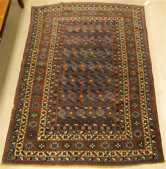 Antique Russian scatter rug with