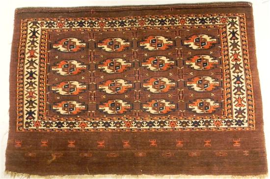 Tekke Bokhara bag face carpet with