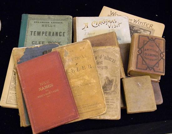 Assortment of early books including 11525d