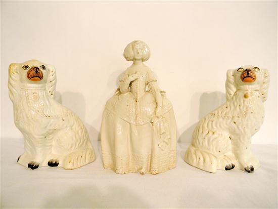 Pair of Staffordshire spaniels 115263