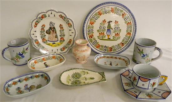 Collection of Quimper including