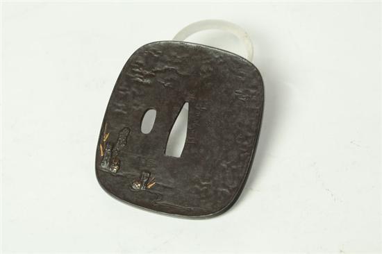 TSUBA.  Japan  18th-19th century  iron.
