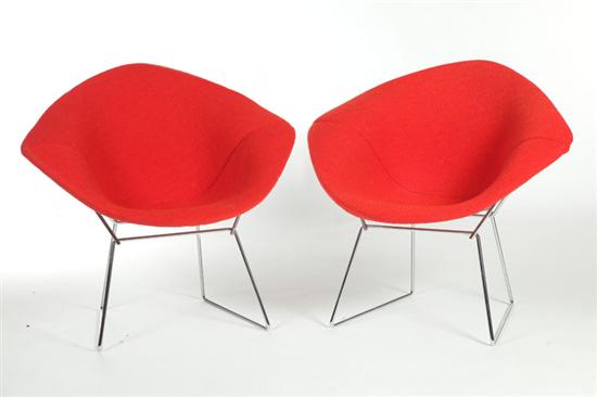 PAIR OF CHAIRS.  American  mid