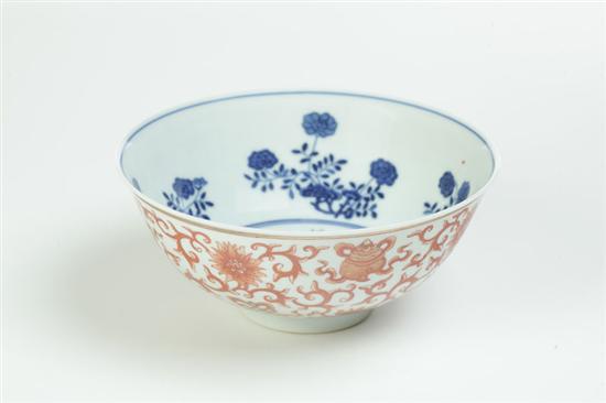 BOWL China 1821 1850 porcelain  115d00