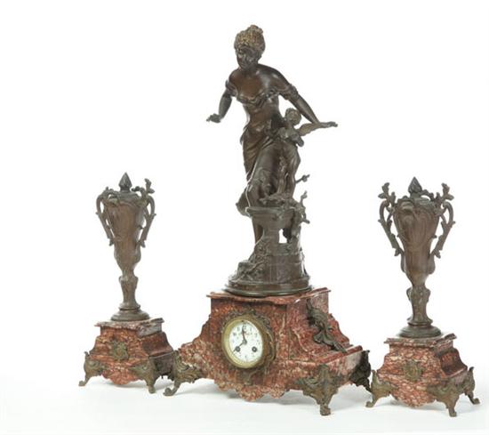 THREE-PIECE GARNITURE SET.  France 