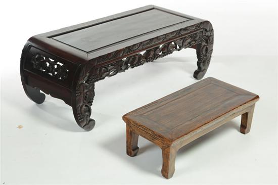 TWO KANG TABLES China late 19th 115d41