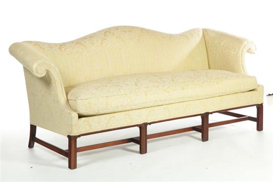 CHIPPENDALE STYLE SOFA Hickory 115d3d