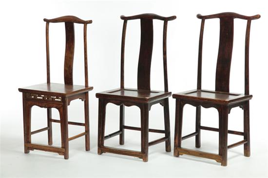 SIX SIDE CHAIRS China late 19th early 115d5f