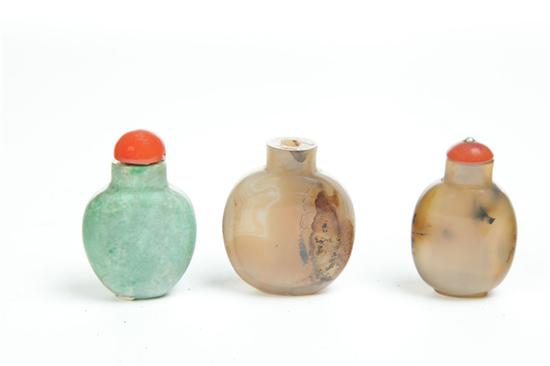 THREE SNUFF BOTTLES China 20th 115d84