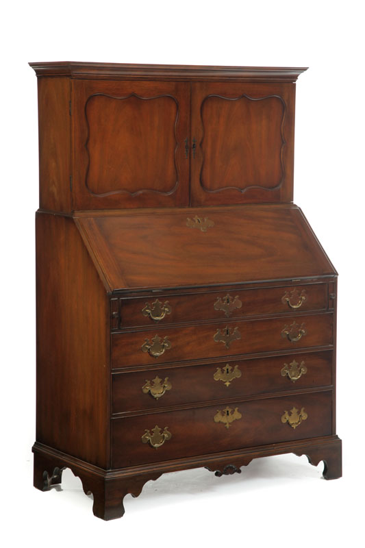 KITTINGER CHIPPENDALE STYLE SECRETARY  115d8e