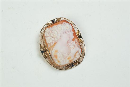 DOUBLE PROFILE CAMEO.  Late 19th-early