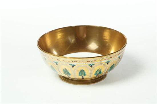 GILT DECORATED BOWL Russia 2nd 115de9