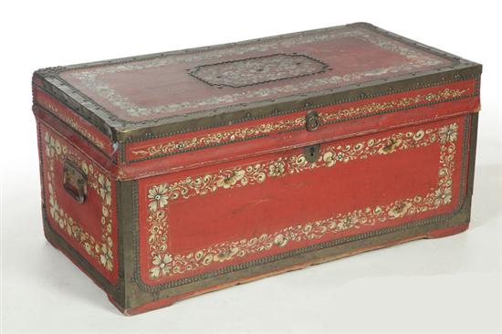 CHINESE EXPORT TRUNK.  Mid 19th