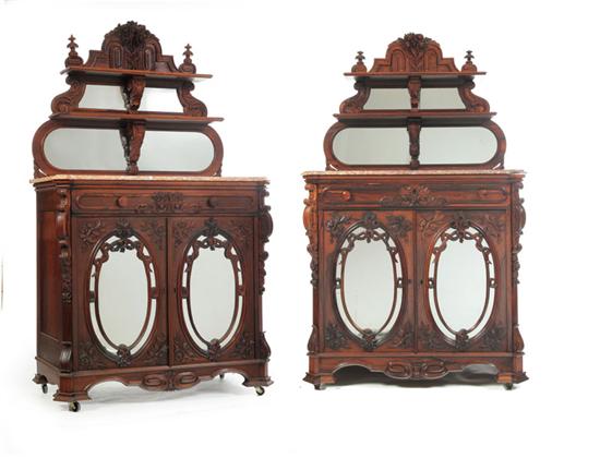 NEAR PAIR OF ROCOCO REVIVAL SERVERS  115e36