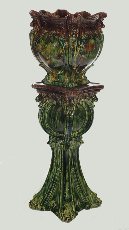 ART POTTERY JARDINIERE.  Probably