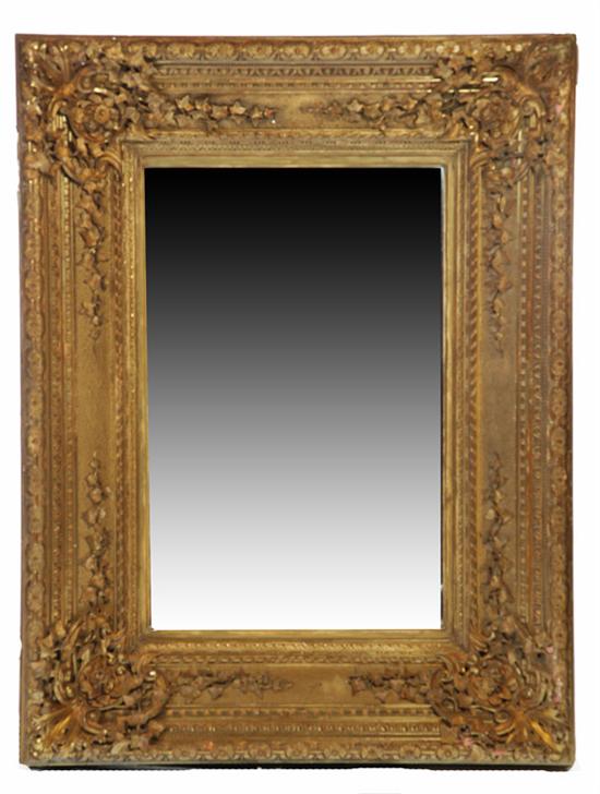 LARGE GILT MIRROR.  American or