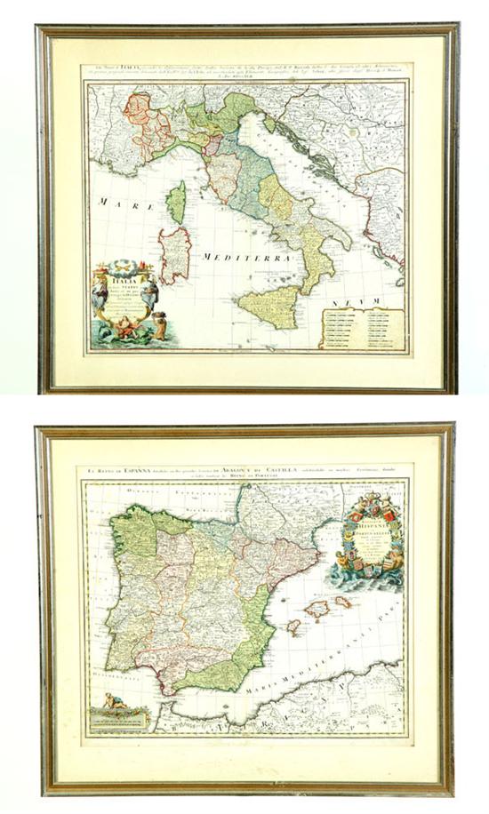 MAPS OF THE IBERIAN AND ITALIAN