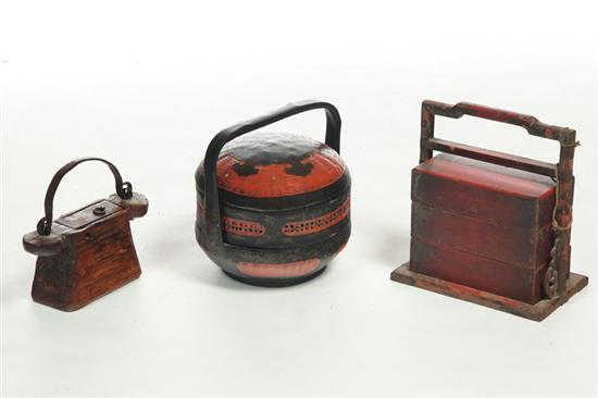 THREE CARRIERS.  China  late 19th-20th