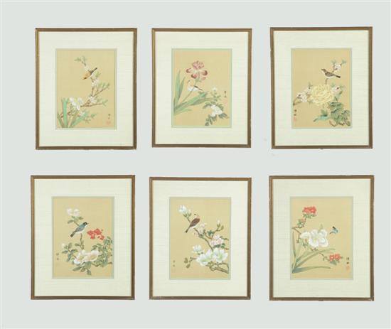 SIX BOTANICAL PAINTINGS ASIA  115eb1