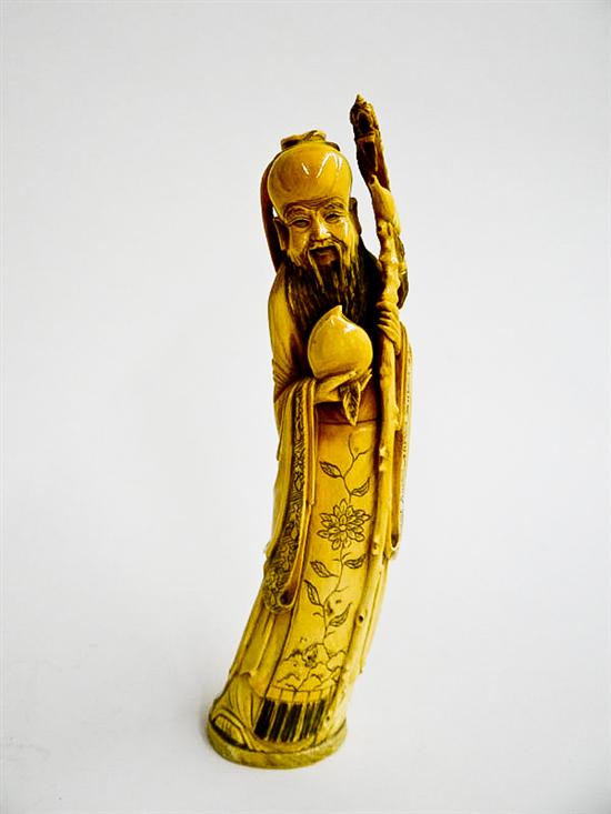 CARVED IVORY FIGURE China 1st 115ed4