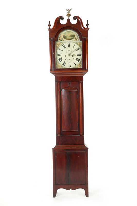 EARLY VICTORIAN TALL CASE CLOCK  115ee0