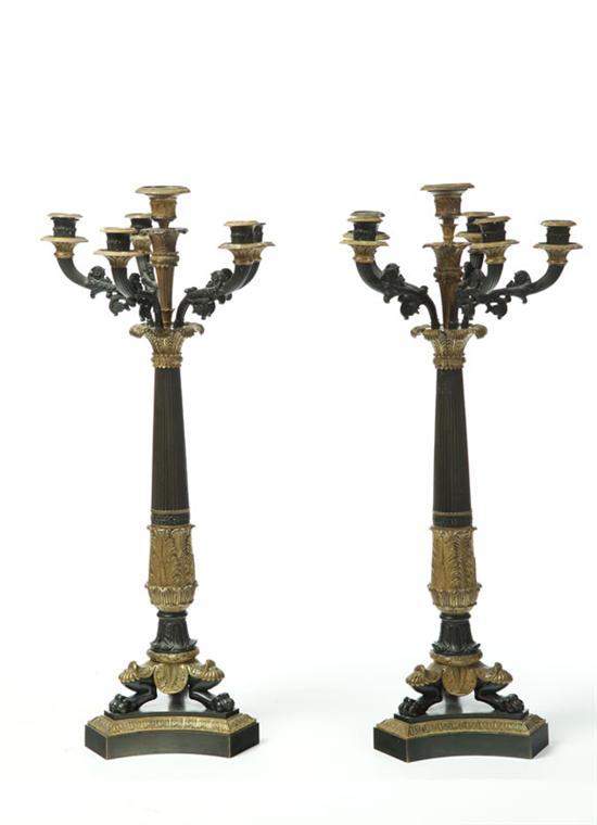 PAIR OF CANDELABRA American or 115ef8