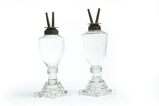 PAIR OF LAMPS American 2nd quarter 19th 115efd