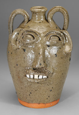 Burlon Craig stoneware face jug 1147ce