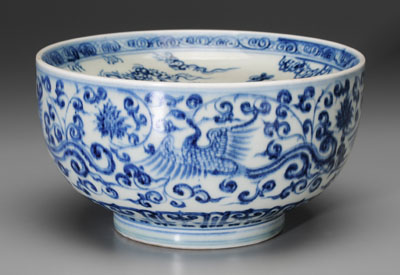 Chinese blue and white zhuge (warming