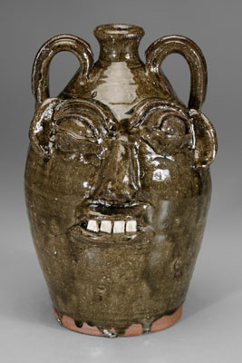 Burlon Craig stoneware face jug