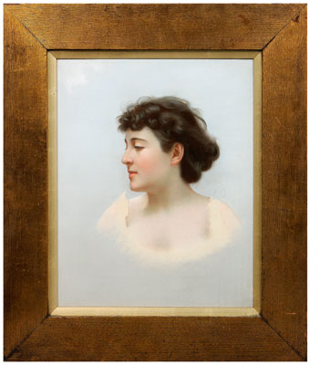 British School portrait, profile of