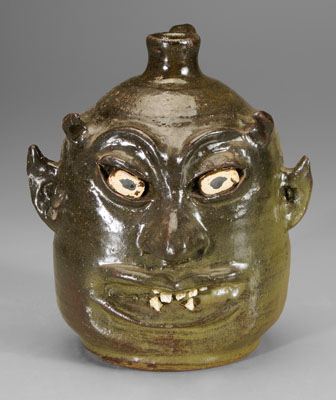 Lanier Meaders stoneware devil 114850