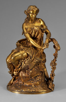 Bronze figure Venus leaning on 11484c
