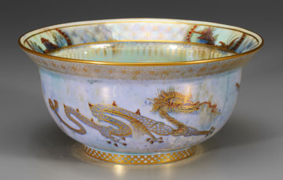 Wedgwood lustre dragon lustre bowl  11489a