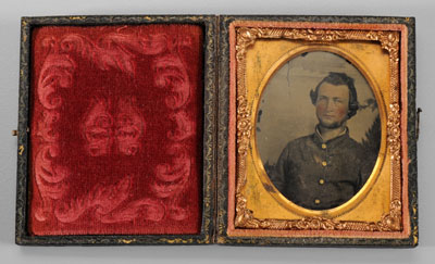 Civil War photo signed ditty bag  1148ec