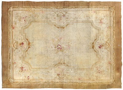 Aubusson carpet central floral 1148f8