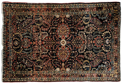 Sarouk rug typical floral designs 114919