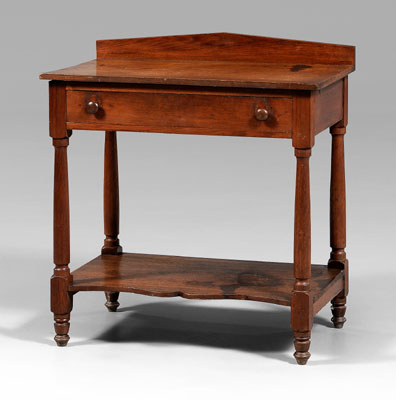 North Carolina walnut washstand  11492a