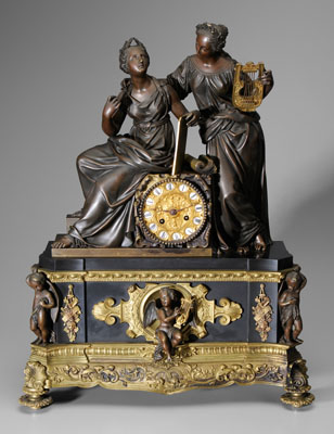 Bronze Louis XV style shelf clock  11493f