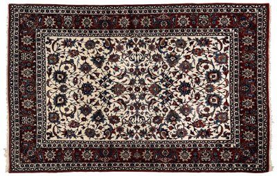 Isfahan silk rug very finely woven  114961