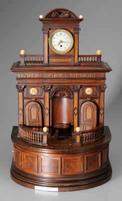 Mechanical clock case architectural 11499f