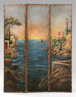 Three panel room screen Mediterranean 1149bf